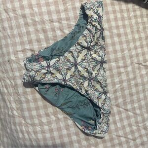 O’neill Floral Patterned Bikini Bottom- Reversible